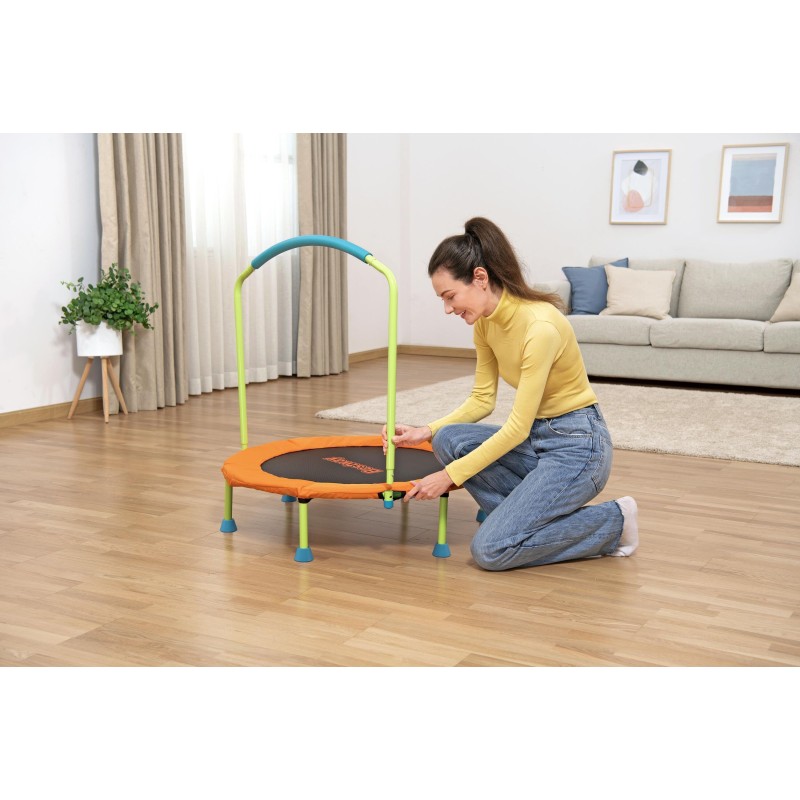Bestway Trampoline d’intérieur pour enfants et adolescents WonderJump 91 cm