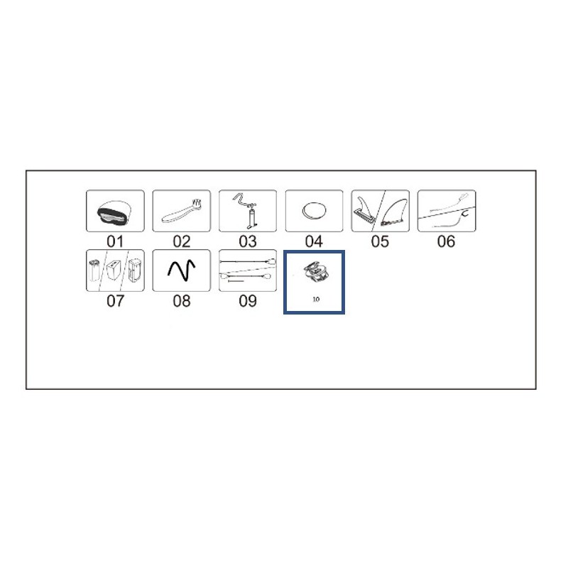 Couvercle valve d'air pour PADDLE Hydro-Force ou SPA Bestway