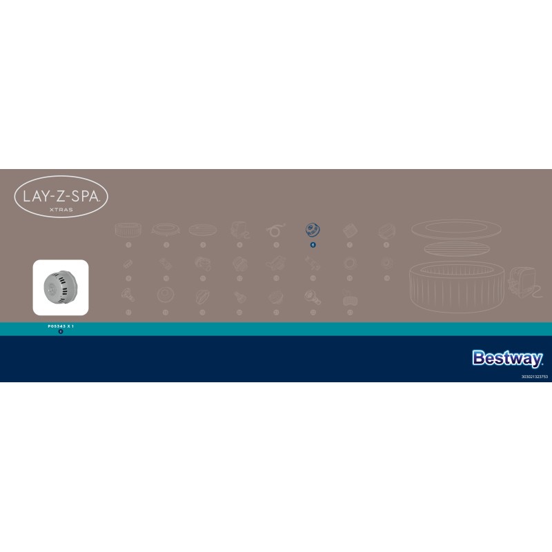 Kit porte cartouche pour LAY-Z-SPA Bestway (à partir de 2021)