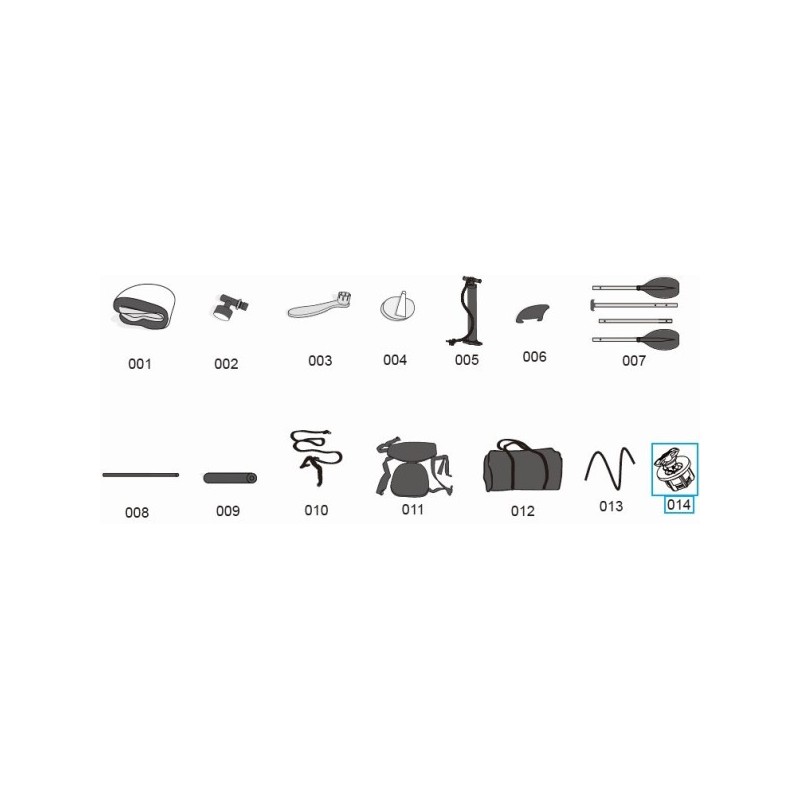 Valve d'air pour spa et Paddle