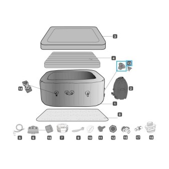 Valve d'air pour spa et Paddle