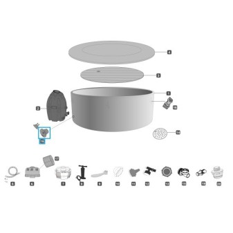 Valve d'air pour spa et Paddle