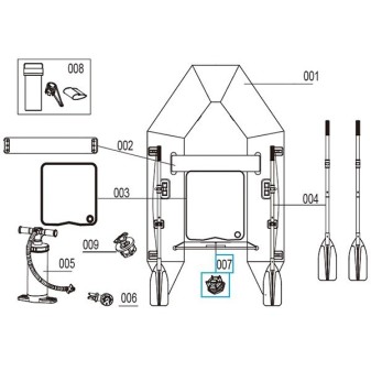 Vanne de vidange pour bateaux de plaisance Hydro-Force