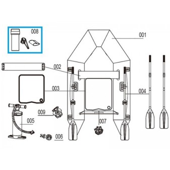 Kit de réparation pour bateaux de sport Hydro-Force Bestway
