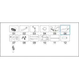 Corde de sécurité pour certains Paddle SUP gonflable Hydro-Force Bestway à partir de 2020