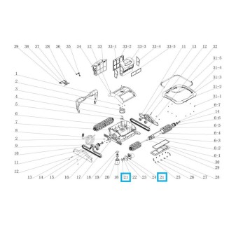 Moteur traction pour robot Saphyr - 10289 et Raptor - 58481