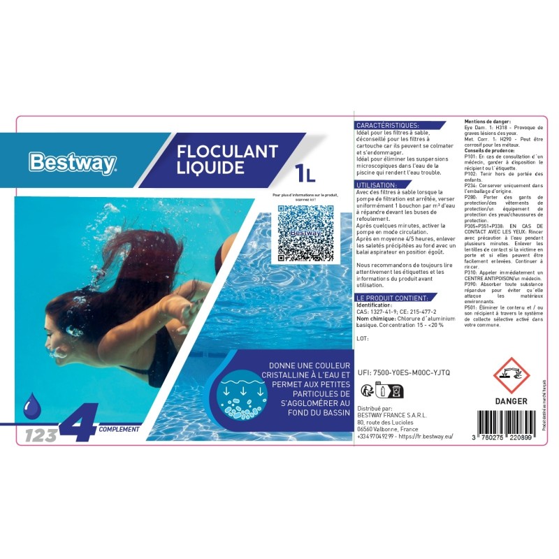 Floculant Liquide - 1 Litre Floculant Liquide - 1 Litre