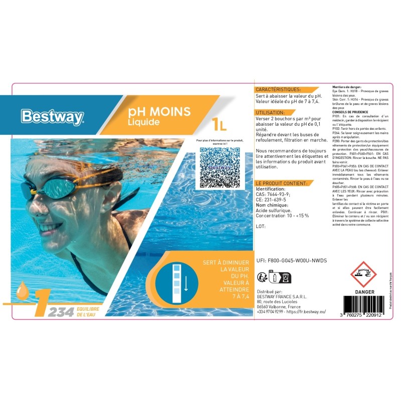 Ph Moins Liquide 1 L Ph Moins Liquide 1 L