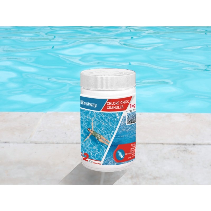 Chlore Choc - Granules  Boite De 1 Kg