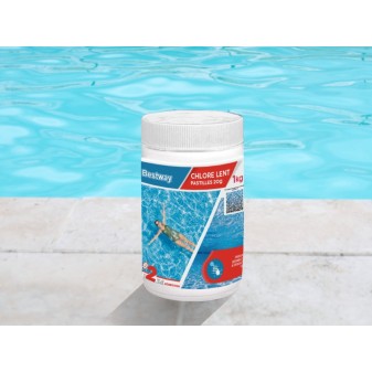 Chlore Lent- Pastilles 20G  Boite De 1 Kg