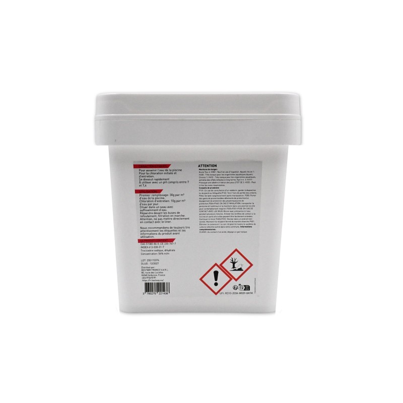 Chlore Choc - Granules Seau De 5 Kg