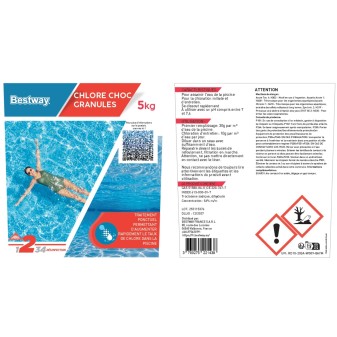 Chlore Choc - Granules Seau De 5 Kg
