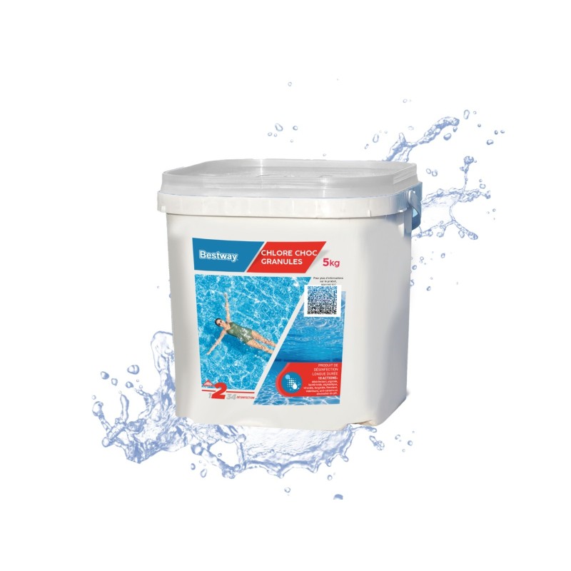 Chlore Choc - Granules Seau De 5 Kg