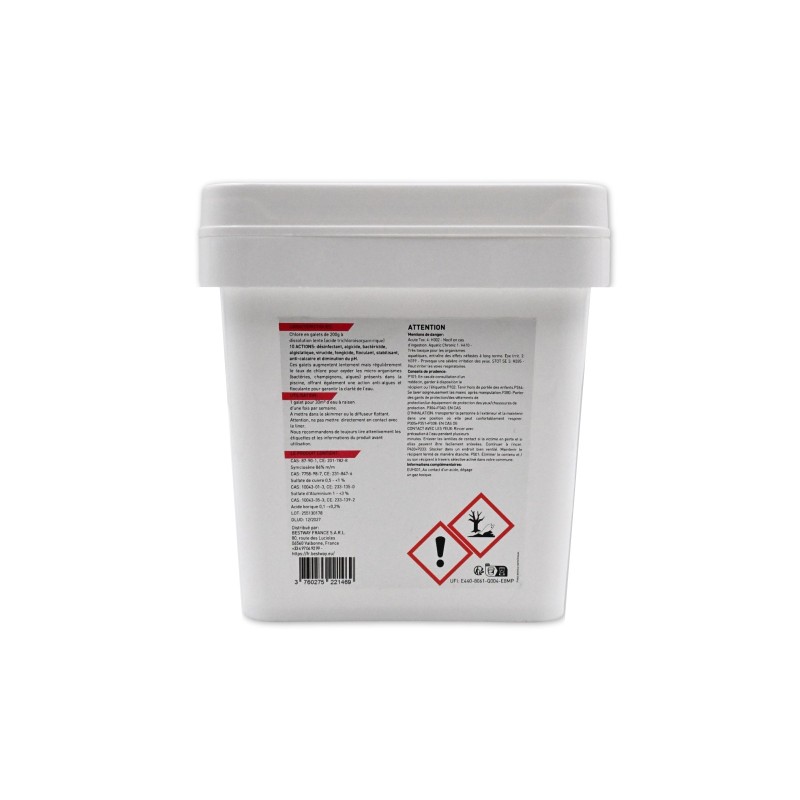 Chlore Multiactions - Galets 200G Seau De 5Kg