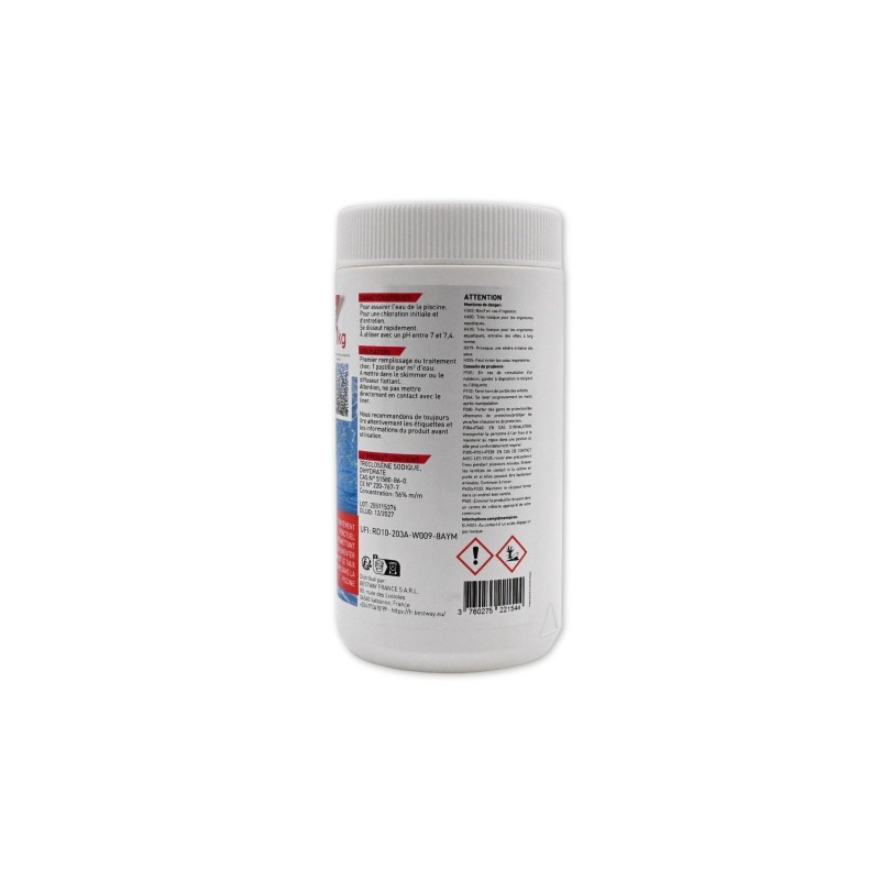 Chlore Choc - Pastilles 20G Seau De 1 Kg