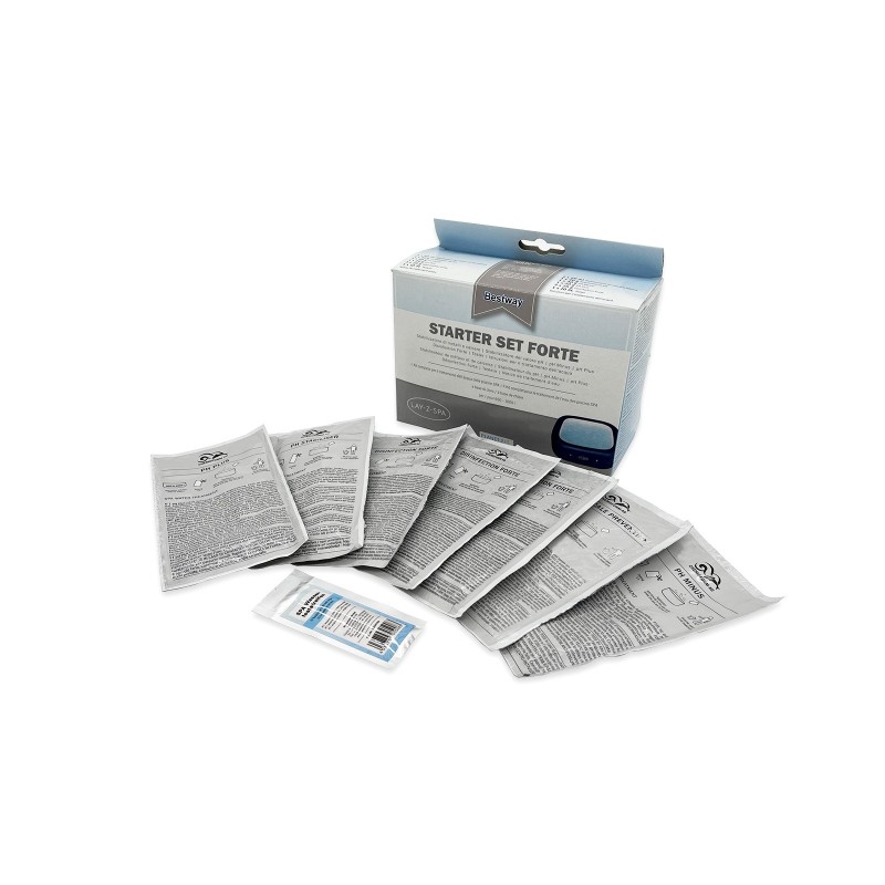 Starter Set pour spa, kit de traitement de l'eau 6 composants