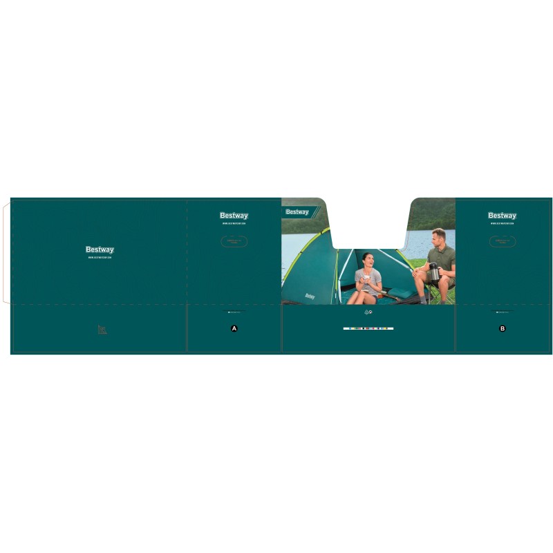 Bestway Tente de camping 2 personnes Cool Dome 2
