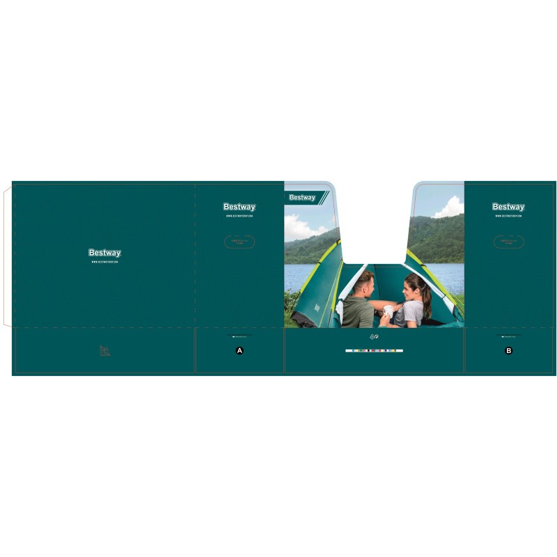 Bestway Tente de camping 3 personnes Cool Dome 3