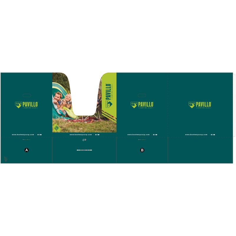 Tente de camping automatique 2 places CoolMount 2 Bestway 235 x 145 x 100 cm