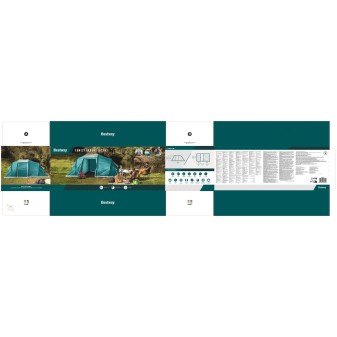 Bestway Tente de camping 6 personnes Family Ground 6