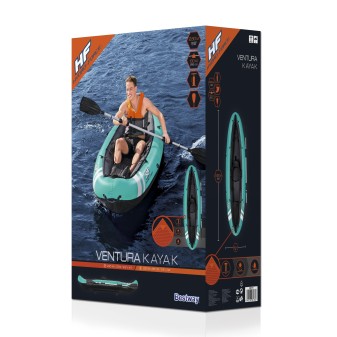 Kayak gonflable 1 place Ventura 280 x 86 cm