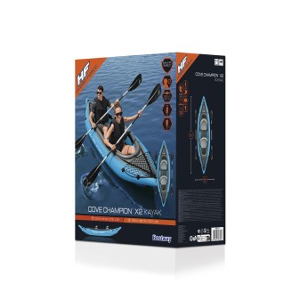 Kayak gonflable Cove Champion X2 Hydro-Force 331 x 88cm 2 places