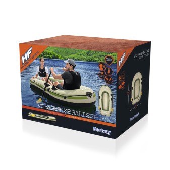 Bateau gonflable Voyager X2 set Hydro-Force, 232 x 118 cm 2 places