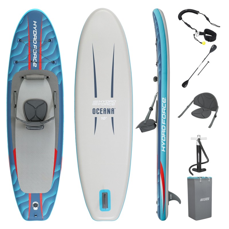 Paddle gonflable convertible kayak 2-en-1 Oceana 305 cm Paddle gonflable convertible kayak 2-en-1 Oceana 305 cm