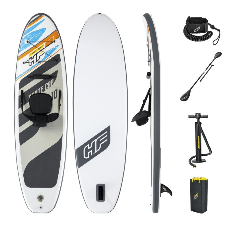 Paddle SUP White Cap Hydro-Force 305 x 84 x 12 cm convertible en kayak
