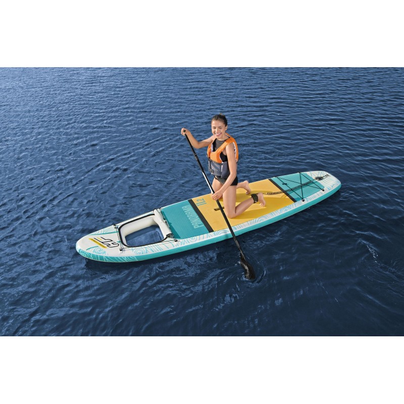 Paddle gonflable Panorama Hydro-force 340 x 89 x 15 cm avec hublot