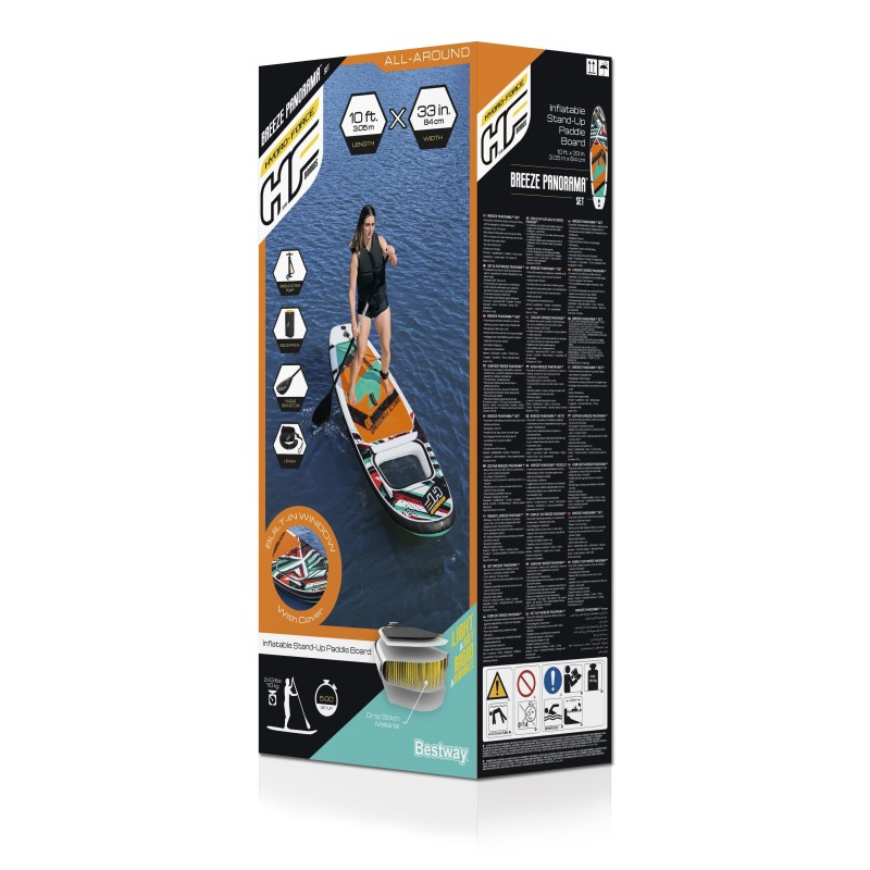 Paddle SUP gonflable Hydro-Force Breeze Panorama 305 x 84 x 12 cm