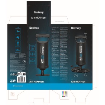 Pompe de gonflage manuelle Air Hammer 1850