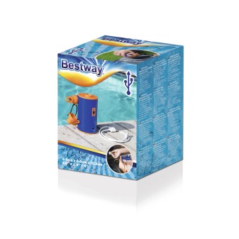 Pompe de gonflable rechargeable USB pour voyage