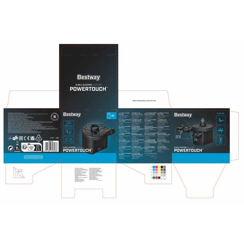 Gonfleur électrique à piles Powertouch