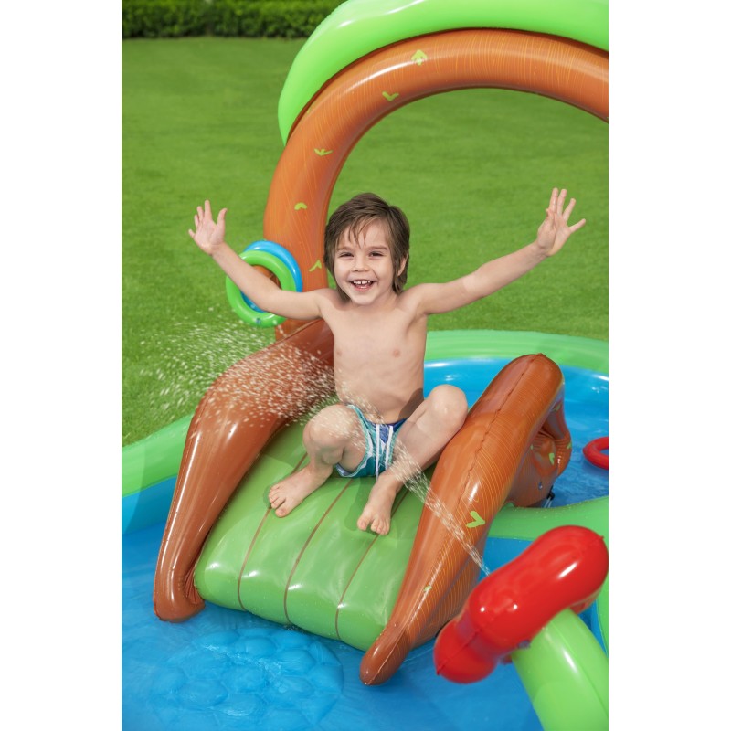 Aire de jeux avec pataugeoire Friendly Woods 295 x 199 x 130 cm