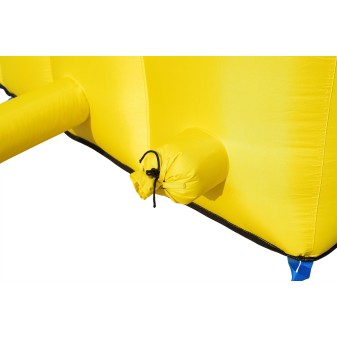 Aire de jeux gonflable avec toboggan, pataugeoire et canon à eau Mont Splashmore H2OGo!™ 435 x 286 x 267 cm