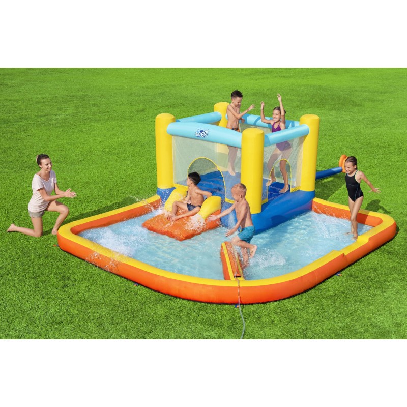 Aire de jeux gonflable avec trampoline et Pataugeoire Beach Bounce 365 x 340 x 152 cm Aire de jeux gonflable avec trampoline et Pataugeoire Beach Bounce 365 x 340 x 152 cm