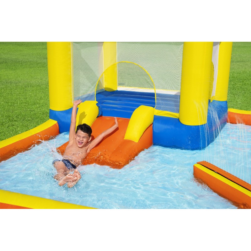 Aire de jeux gonflable avec trampoline et Pataugeoire Beach Bounce 365 x 340 x 152 cm Aire de jeux gonflable avec trampoline et Pataugeoire Beach Bounce 365 x 340 x 152 cm