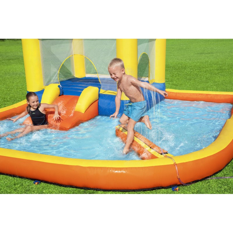 Aire de jeux gonflable avec trampoline et Pataugeoire Beach Bounce 365 x 340 x 152 cm Aire de jeux gonflable avec trampoline et Pataugeoire Beach Bounce 365 x 340 x 152 cm