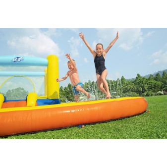 Aire de jeux gonflable avec trampoline et Pataugeoire Beach Bounce 365 x 340 x 152 cm Aire de jeux gonflable avec trampoline et Pataugeoire Beach Bounce 365 x 340 x 152 cm