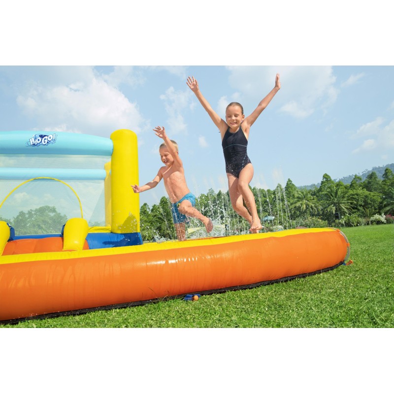 Aire de jeux gonflable avec trampoline et Pataugeoire Beach Bounce 365 x 340 x 152 cm Aire de jeux gonflable avec trampoline et Pataugeoire Beach Bounce 365 x 340 x 152 cm
