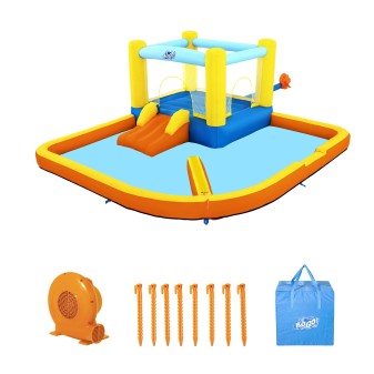 Aire de jeux gonflable avec trampoline et Pataugeoire Beach Bounce 365 x 340 x 152 cm Aire de jeux gonflable avec trampoline et Pataugeoire Beach Bounce 365 x 340 x 152 cm