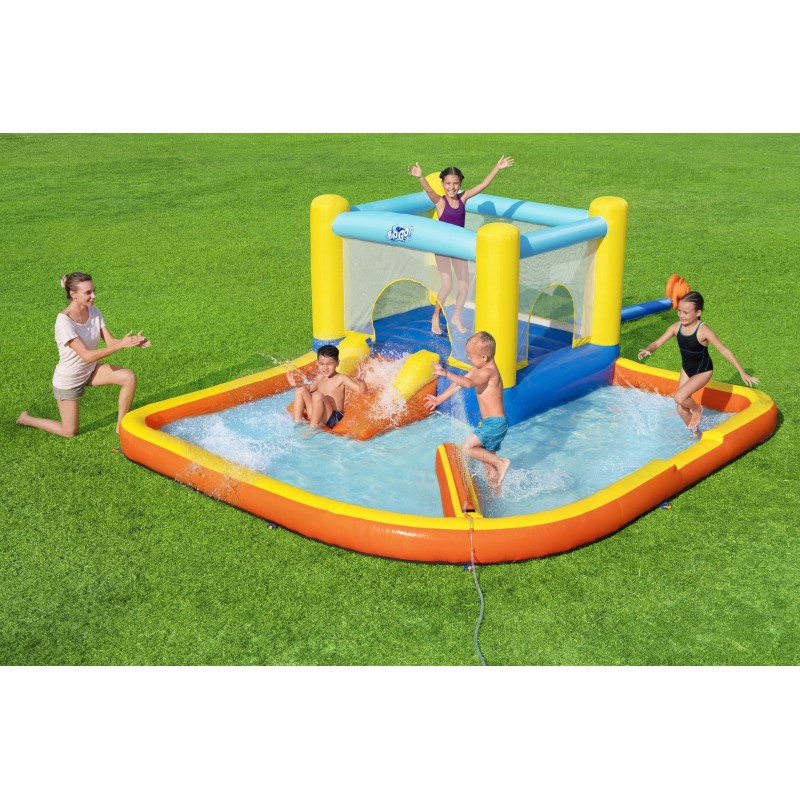 Aire de jeux gonflable avec trampoline et Pataugeoire Beach Bounce 365 x 340 x 152 cm Aire de jeux gonflable avec trampoline et Pataugeoire Beach Bounce 365 x 340 x 152 cm