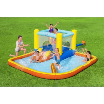 Aire de jeux gonflable avec trampoline et Pataugeoire Beach Bounce 365 x 340 x 152 cm Aire de jeux gonflable avec trampoline et Pataugeoire Beach Bounce 365 x 340 x 152 cm