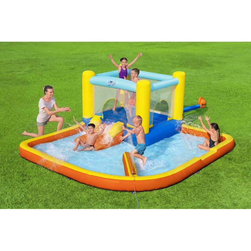 Aire de jeux gonflable avec trampoline et Pataugeoire Beach Bounce 365 x 340 x 152 cm Aire de jeux gonflable avec trampoline et Pataugeoire Beach Bounce 365 x 340 x 152 cm