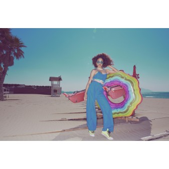 Bouée gonflable Rainbow Ribbon