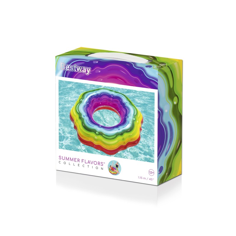 Bouée gonflable Rainbow Ribbon