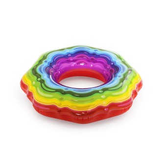 Bouée gonflable Rainbow Ribbon