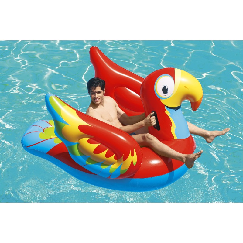 Bouée XXL chevauchable Perroquet 203 x 132 cm Bouée XXL chevauchable Perroquet 203 x 132 cm