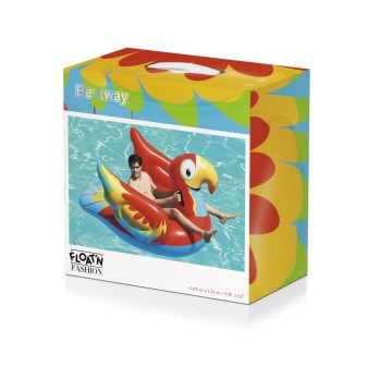 Bouée XXL chevauchable Perroquet 203 x 132 cm Bouée XXL chevauchable Perroquet 203 x 132 cm